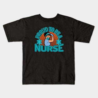 Proud To Be A Black Nurse Kids T-Shirt